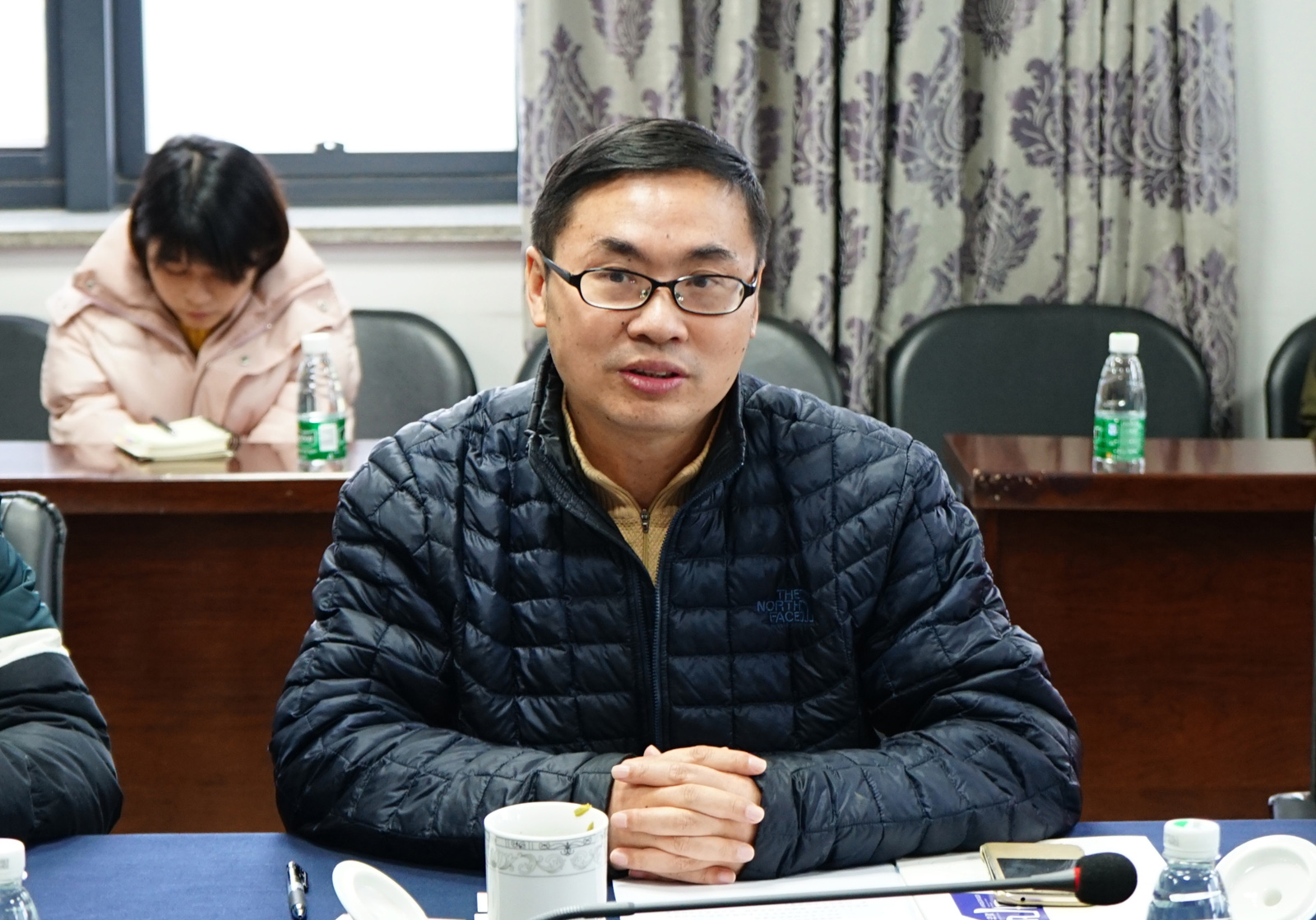 苏平院长介绍调研目的