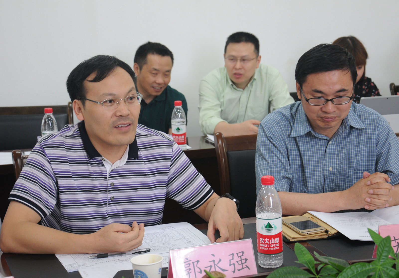 教务处副处长郭永强发言