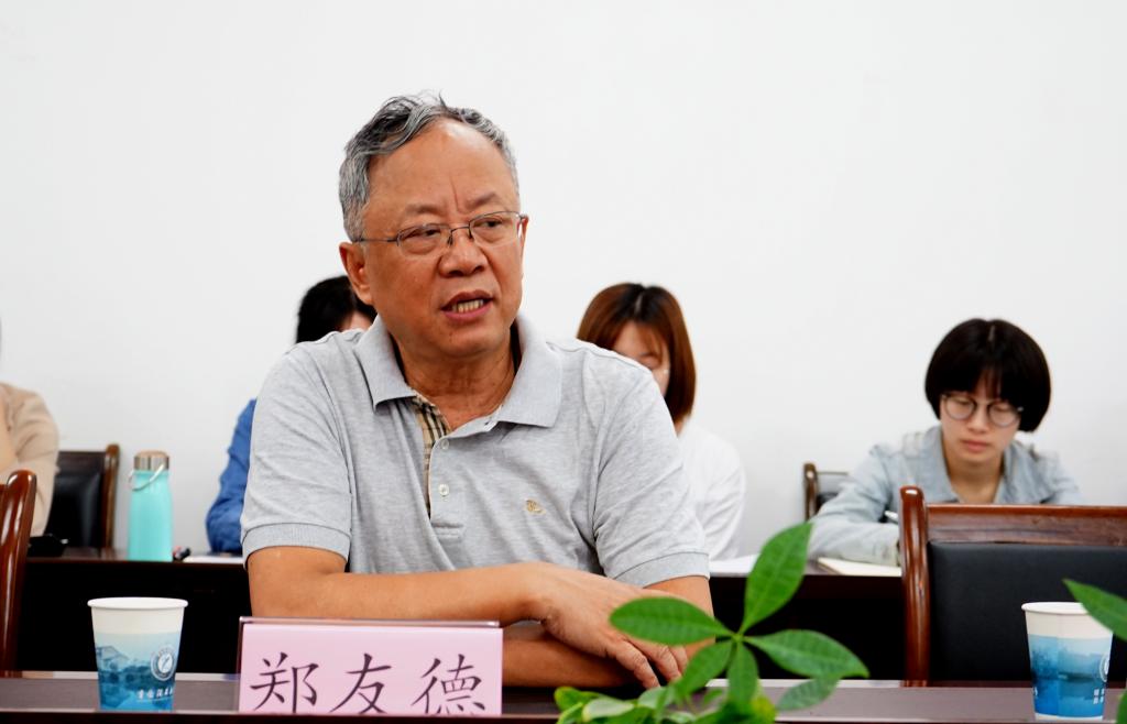 华中科技大学特聘教授、博士生导师、广东智诚知识产权研究院院长郑友德讲话